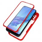 Avizar Funda Plexiglás Polímero Antigolpes Contorno Azul para Oppo A53/A53s