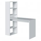 Home Heavenly-mesa Escritorio Vito Conestantería Alta 140x122x53 Cm En Blanco
