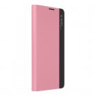 Avizar Funda Ventana Hora con Soporte Rosa para Samsung Galaxy S21 FE