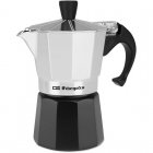 Orbegozo KFM 230 Cafetera Italiana 2 Tazas Plata/Negro