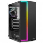 NOX Infinity Gamma Vidro Temperado USB 3.0 ARGB Preta