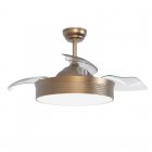 Sulion Bombay L Ventilador de Techo con Luz LED 22W 107cm Palas Reversibles Dorado