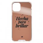 Funda Hecha para Brillar Espejo Oro Rosa Oficial de la Vecina Rubia para iPhone 12 Pro Max