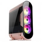 Abkoncore AL300M SYNC Mini Torre Vidro Temperado USB-C RGB Rosa