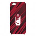 Funda Para Iphone 5 Del Granada Cf Escudo - Líneas Rojas Y Negras Escudo - Líneas Rojas Y Negras - Licencia Oficial Gran