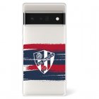 Funda Para Google Pixel 6 Pro Del Huesca Rayas Transparente - Licencia Oficial Sd Huesca