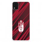 Funda Para Lg K42 Del Granada Cf Escudo - Líneas Rojas Y Negras Escudo - Líneas Rojas Y Negras - Licencia Oficial Granad