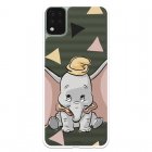 Funda Para Lg K42 Oficial De Disney Dumbo Silueta Transparente - Dumbo