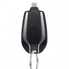 Klack Mini Power Bank Llavero 1500 mAh USB-C/Lighting Negro