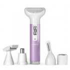 Ailoria Evapore Set Depiladora USB 5 en 1 con Diferentes Accesorios Amatista