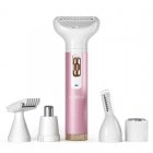 Ailoria Evapore Set Depiladora USB 5 en 1 con Diferentes Accesorios Rosa