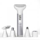 Ailoria Evapore Pro Set Depiladora USB 5 en 1 con Diferentes Accesorios Plata