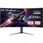 LG UltraGear 45GR95QE-B 44.5" OLED WQHD 240Hz G-Sync Compatible Curvo + 27QN880P-B 27" LED IPS QHD