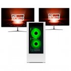 PC Racing Gaming AMD Ryzen 5 5600X/32GB/1TB + 1TB SSD/RTX 3060 + Doble Monitor 24" FullHD