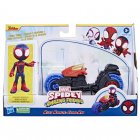 Hasbro Original Spidey y sus Increíbles Amigos Marvel Miles Morales con Motocicleta