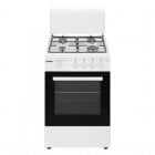 Corberó CCSF45020BW Cocina de Gas Butano 4 Zonas + Horno Blanca