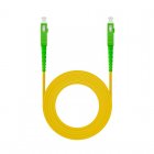 Nanocable Cable de Fibra Óptica SC/APC a SC/APC Monomodo Simplex LSZH 80m Amarillo