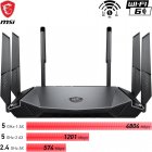 MSI RadiX AX6600 WiFi 6 Tri-Band Router Gaming
