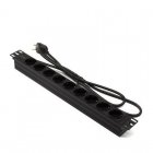 Lapara LA-00030510 Regleta PDU para Rack 19" 1U 9xSchuko