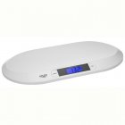 Adler Ad8139 Báscula Bebé Digital Hasta 20 Kg, Pantalla Lcd, Función Hold Peso Preciso Con Movimiento