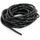 Organizador de cabo espiral Gembird CM-WR1210-01 12 mm 10 m preto