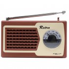 Nevir NVR-200 Radio Portátil Retro Marrón