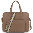 Pasta para laptop Lois Crandell até 15" Taupe