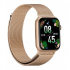 DCU Tecnologic Colorful 2 Reloj Smartwatch Dorado con Correas Metal Dorada y Silicona Rosa