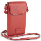 Lois Keith Mini Bolsa de Ombro para Smartphone Vermelho