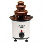 Adler Ad4487 Fuente Chocolate Eléctrica, Cascada 3 Niveles, Acero Inoxidable, 200ml Chocolate, Termo