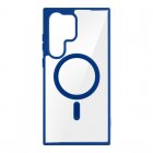 Avizar Carcasa Magsafe Para Galaxy S23 Ultra Trasera Rígida Contorno Silicona Azul