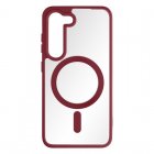 Avizar Carcasa Magsafe Para Galaxy S23 Plus Trasera Rígida Contorno Silicona Burdeos
