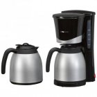 Clatronic KA 3328 Cafeteira 8 -10 Chávenas 1L 870W com 2 Jarros Termo