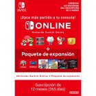 Nintendo Switch Online + Expansion Pack Membership Suscripción Individual Anual Código Digital