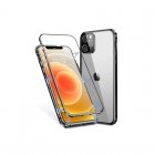 Funda Magnetica Con Cristal Templado Negra Para Iphone 12 / 12 Pro