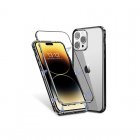 Funda Magnetica Con Cristal Templado Negra Para Iphone 14 Pro