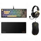 Forgeon Pack Gaming Sergeant Auriculares Gaming 7.1 + Ratón RGB + Teclado RGB 60% + Alfombrilla