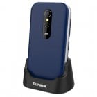 Telefunken S450 Teléfono para Mayores Azul Libre