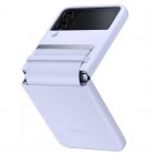 Samsung Leather Cover para Galaxy Z Flip 4 Lavanda