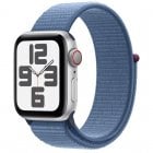 Apple Watch SE GPS + Cellular 40mm Aluminio Plata con Correa Loop Azul Invierno