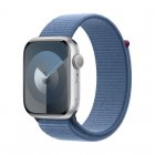 Apple Watch Series 9 GPS 45mm Caja de Aluminio Plata con Correa Deportiva Azul Invierno