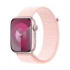 Apple Watch Series 9 GPS + Cellular 41mm Caja de Aluminio Rosa con Correa Deportiva Rosa Claro Sport Loop