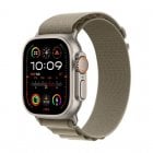 Apple Watch Ultra 2 GPS + Celular 49mm Caixa Titânio com Correia Loop Alpine Verde Azeitona Medio