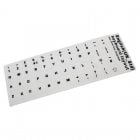 Autocolantes para Converter Teclado em Idioma Inglês Branco