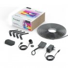 Espelho de tela Nanoleaf 4D + câmera Lightstrip e kit de faixa LED para TV de 65 "