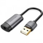 Vention USB Macho para Placa de Som Jack 3.5 Fêmea