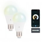 Ksix Lâmpada Smartled A60 E27 9W 806Lm CCT 2 Unidades