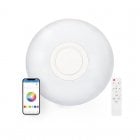 Plafon LED Ksix Rainbow com alto-falante 40cm 2200Lm RGB+CCT Branco