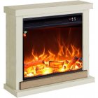 Chimenea Mural 1500w Caminetto Fuego Anna Crema