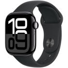 Apple Watch Series 10 GPS + Cellular 42mm Caja Aluminio Negro Azabache con Correa Deportiva Negra M/L